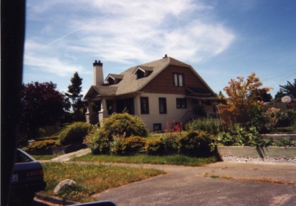 One of the rented homes Pha Jones and family lived in while residing in West Seattle. Picture taken in the 1990s